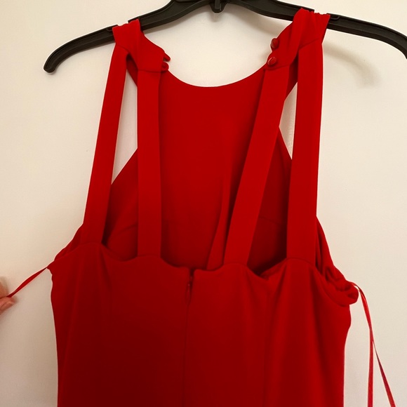 Cache red dress, halter neck size 6 - Picture 3 of 3